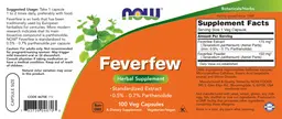 Label for Feverfew