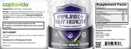 Label for Immune + Gut Health