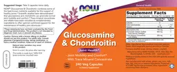 Label for Glucosamine & Chondroitin