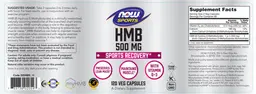 Label for HMB 500 mg