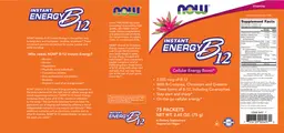 Label for Instant Energy B12