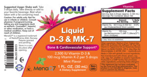 Liquid D-3 & MK-7