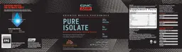 Label for Pure Isolate Chocolate Frosting