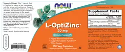Label for L-OptiZinc 30 mg