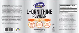 Label for L-Ornithine Powder