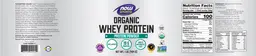 Label for Organic Whey Protein Unflavored