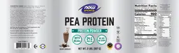 Label for Pea Protein Creamy Chocolate