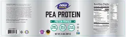 Label for Pea Protein Pure Unflavored