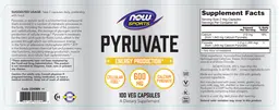 Label for Pyruvate 600 mg