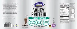 Label for Whey Protein Creamy Chocolate