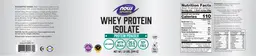 Label for Whey Protein Isolate Unflavored