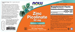 Zinc Picolinate 50 mg