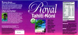Royal Tahiti Noni Morinda Citrifolia