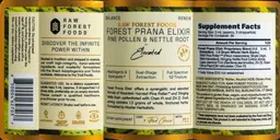 Label for Forest Prana Elixir Tincture