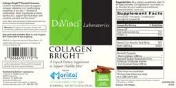 Label for Collagen Bright Toasted Cinnamon