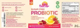 Label for Probiotic Sugar Free Gummies 5 Billion CFU