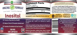 Inositol 500 mg