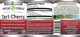 Label for Tart Cherry 7,000 mg