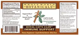 Label for Royal Cat's Claw Herbal Extract