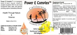 Label for Power E Complex