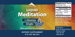 Label for Liquid Meditation