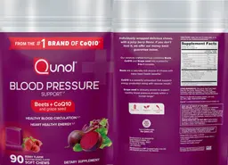 Label for Blood Pressure Support Berry Flavor