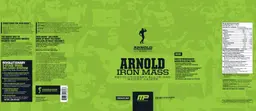 Label for Arnold Iron Mass Chocolate Malt