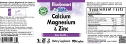 Label for Calcium Magnesium & Zinc