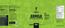Label for Arnold Iron Mass Vanilla Malt