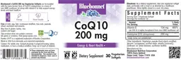 Label for CoQ10 200 mg