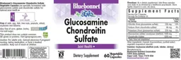 Label for Glucosamine Chondroitin Sulfate