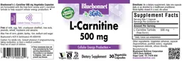Label for L-Carnitine 500 mg