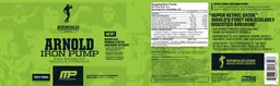 Label for Arnold Iron Pump Fruit Punch