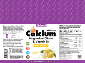 Liquid Calcium Magnesium Citrate & Vitam