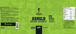 Label for Arnold Iron Whey Chocolate