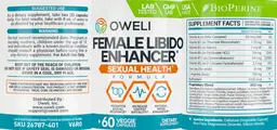 Label for Female Libido Enhancer