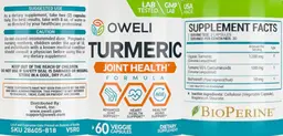 Label for Turmeric