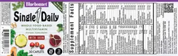 Label for Single 1 Daily with Iron