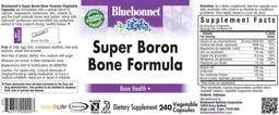 Label for Super Boron Bone Formula