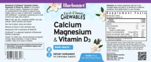 Calcium Magnesium & Vitamin D3 Vanilla F