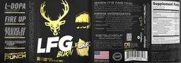 Label for LFG Burn Lemonade Flavor