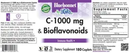 Label for C-1000 mg & Bioflavonoids