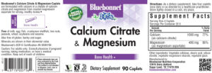 Calcium Citrate & Magnesium