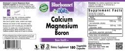 Label for Calcium Magnesium Boron