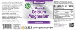 Label for Chelated Calcium Magnesium