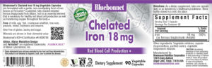 Chelated Iron 18 mg