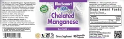 Label for Chelated Manganese