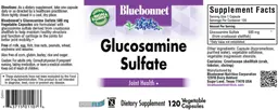 Label for Glucosamine Sulfate