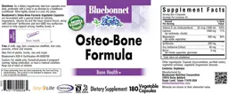 Label for Osteo-Bone Formula