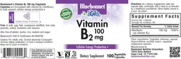 Label for Vitamin B2 100 mg